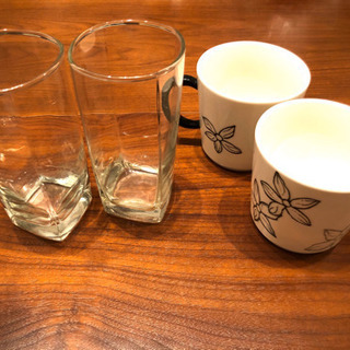 【0円フリー(梱包無し)】グラス、マグカップ