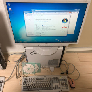 ESPRIMO D581/C デスクトップパソコン ディスプレイ他付き ESPRIMO D581/C デスクトップパソコン ディスプレイ他付き 楽天