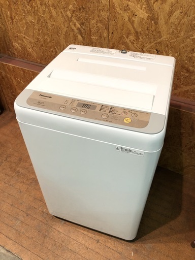 【管理KRS148】Panasonic 2017年 NA-F50B11 5.0kg 洗濯機