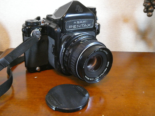 希少 ASAHI PENTAX 中判フィルムカメラ 6×7 レンズ TAKUMAR F2.8 90mm