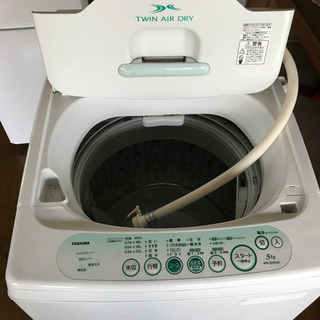 洗濯機　5kg 東芝製　中古　AW-305