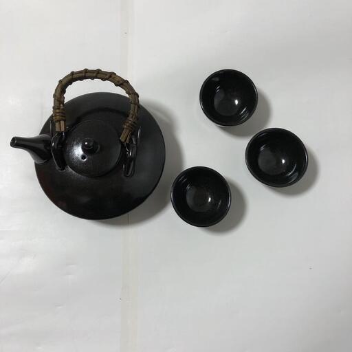 食器 新品未使用☆薩摩焼焼☆黒じょか☆ 薩摩焼の酒