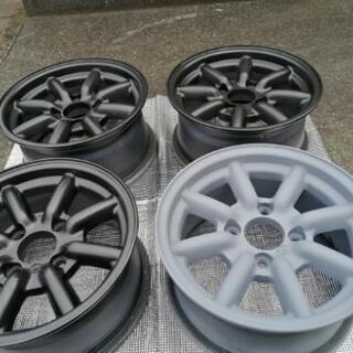 Black　Racing　14㌅　リペア補修　新品バルブ付