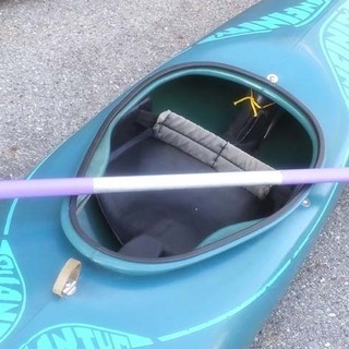 [N0221F引] INFINITY インフィニティ 1人乗りカヤック QUANTUM クアンタム パドル kober TOP Light 付 引取限定で！