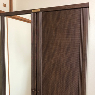 家具ミラー付きクローゼット☆箪笥タンス☆85センチ幅