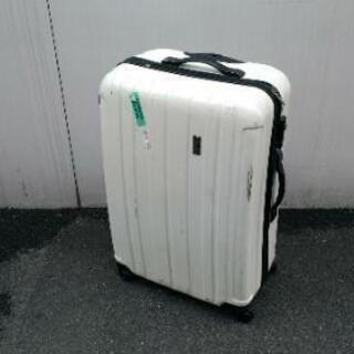 【大型軽量】スーツケースホワイト