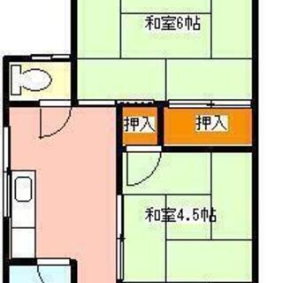 京王線南平駅徒歩８分・和室２部屋の２Ｋです - 不動産