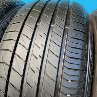 DUNLOP LEMANS 245/50R18 18インチ 夏タイヤ 2017年製 バリ溝 BMW/7シリーズ フーガ等 3本　(T87) クレジットカード QR決済可能