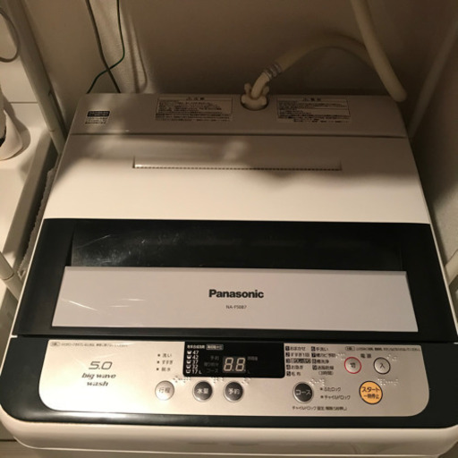 Panasonic洗濯機５kg 3/1まで