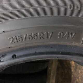 TOYO PROXES R47 215/55R17 17インチ 夏タイヤ 4本 2019年製 バリ溝 オデッセイ クラウン ヴェゼル等　(TB134) クレジットカード QR決済可能