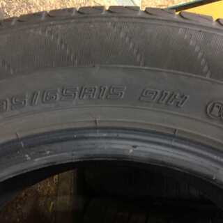 DUNLOP ENASAVE EC204 195/65R15 15インチ 夏タイヤ 4本 2018年製 プリウス ヴォクシー ノア等 (TH155) クレジットカード QR決済可能