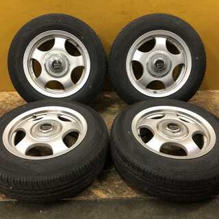 【DUNLOP ENASAVE EC203 175/70R14】夏タイヤ 4本【Fio 社外 マルチ 14インチ 6J4HPCD100/114.3+45】2015年製 (TG224) クレジットカード QR決済可能 DUNLOP ENASAVE EC203 175/70R14】夏タイヤ 4本【Fio 社外 マルチ 14
