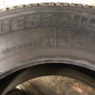 BS R600 195R14LT 6PR 14インチ 夏タイヤ 4本 未使用品 キャラバン 