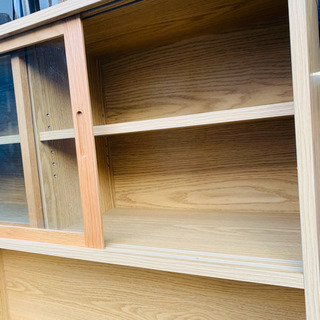 ☆人気！無印良品　オーク材食器棚