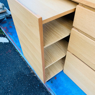 ☆人気！無印良品　オーク材食器棚