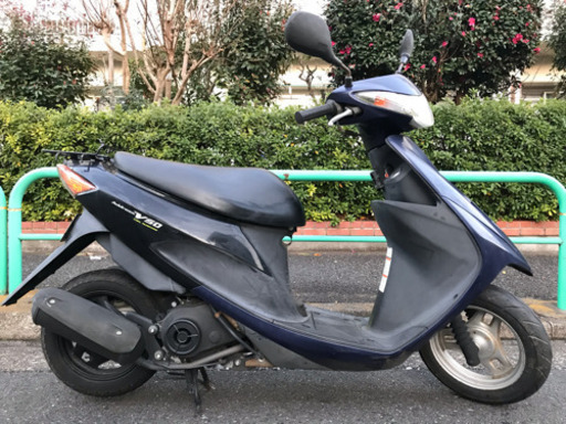 【良品】バイク 原付 スズキ V50 黒/紺 4st