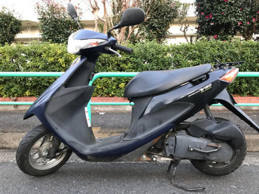 良品】バイク 原付 スズキ V50 黒/紺 4st