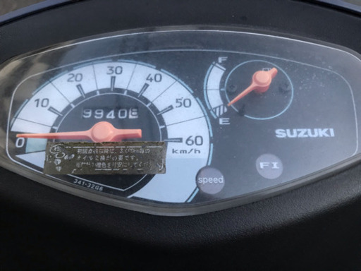 かめた様 良品】バイク 原付 スズキ V50 黒/紺 4st