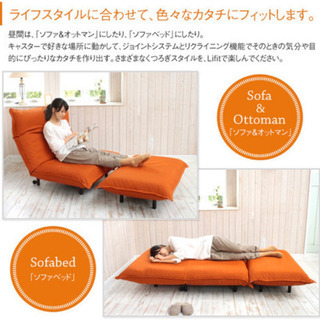 2/24まで フランスベット LIFIT Sofa Single + Ottoman