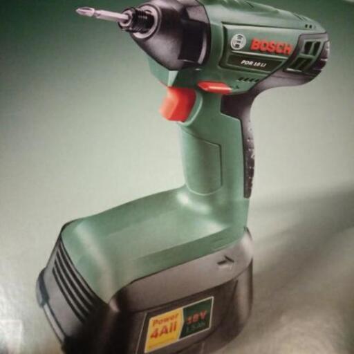 超美品、新品同様❢BOSCH  ボッシュ　インパクトドライバーフルセット　18V 1.5Ah PDR18LI