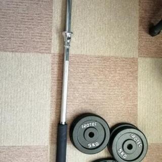 
[ワイルドフィット]パワーラックPRO（ワイド）と、アイロテックバーベルセット80kg