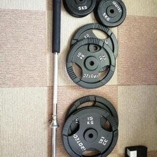 
[ワイルドフィット]パワーラックPRO（ワイド）と、アイロテックバーベルセット80kg