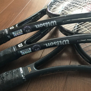テニスラケット3本。古いです。