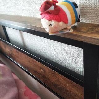 急募!!!!!!!ニトリ　ダブルベッド　(マクラ2つ、ベットマットレス、掛け布団付き)