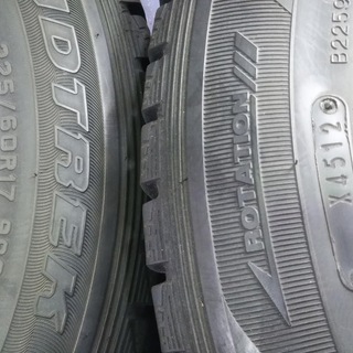 スバル 17インチ【冬タイヤ付き】 PCD100 フォレスター XV レガシィ アウトバック 冬用 225/60R17 日本製 ダンロップ【富山/手渡しもOK】Off +48