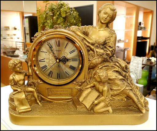 お勧め品！ CITIZEN シチズン 時計 置時計 39TOP