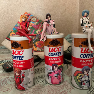 エヴァQ 記念UCC缶コーヒー　フィギュア付き