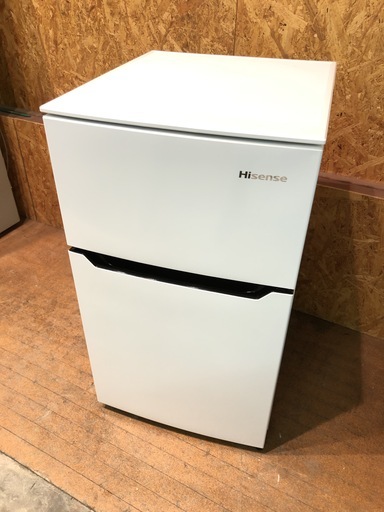 【管理KRR141】Hisense 2017年 HR-B95A 93L 2ドア冷凍冷蔵庫