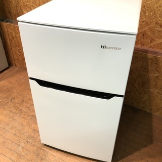 ハイセンス 2ドア冷凍冷蔵庫 HR-B95A 2017年式製 引取可能