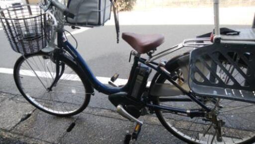 自転車　電動自転車　ヤマハ　26インチ　三人乗り