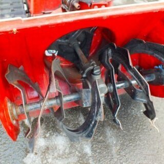 苫小牧バナナ】ヤマハ/YAMAHA エンジン付き 除雪機 Snowmate レッド