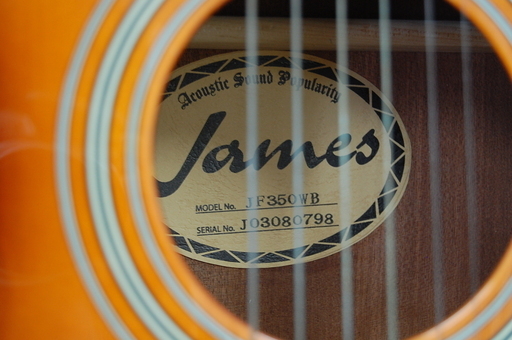 James アコースティックギター JF350WB ジェームス 島村楽器  ☆ PayPay(ペイペイ)決済可能 ☆ 札幌市 清田区 平岡