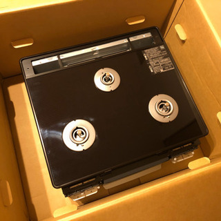 キッチン家電 未使用 リンナイ ビルトインガラストップ3口ガスコンロ 