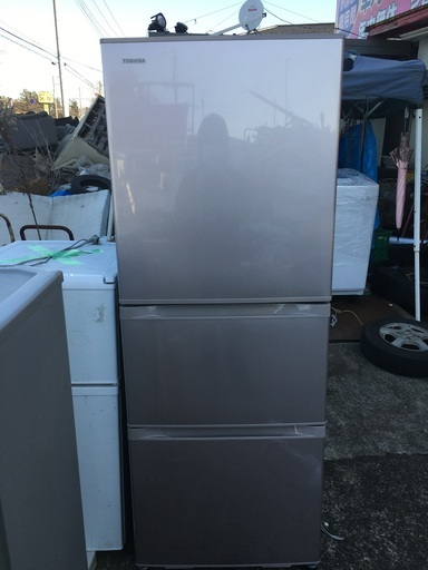 ＴＯＳＨＩＢＡ　3ドア冷蔵庫　ＧＲ-Ｈ34ＳＹ（ＮＰ）2017年製