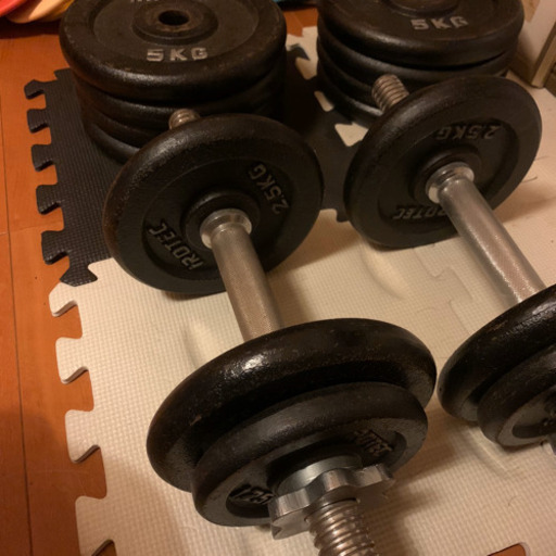 ダンベル63kg×2値下げしました