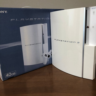 PS3 本体 40GBモデル 白　プレイステーション3
