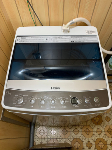 ハイアール 5.5kg 全自動洗濯機 Haier JW-C55A