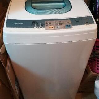 洗濯機　日立製　5kg　2010年製