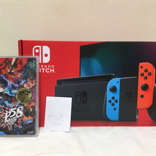 ●「Nintendo Switch ネオンブルー」 + ペルソナ...