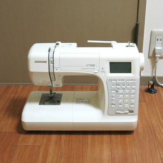 美品 ジャノメ コンピューターミシン S7800 説明書 付属品完品 もちろん実働です。-STLN BMX