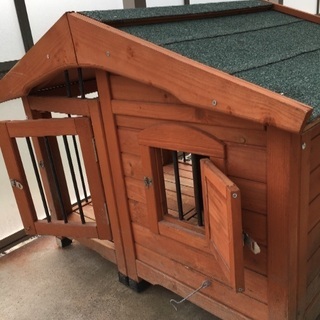 アイリスオーヤマ 木製サークル犬舎