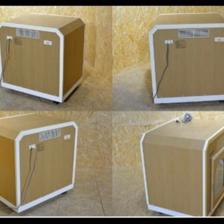 【美品】 使用少★ペット用防音室 内防音ハウス　ワンだぁルーム ボックスフラットタイプ 換気扇付PVU-030F　光触媒で臭い有害物質を吸着分解