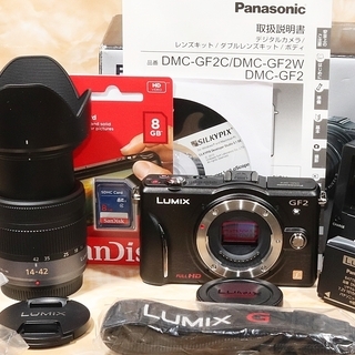 ★超極上美品＆すぐ使える新品SDカード★パナソニック GF2 レンズキット