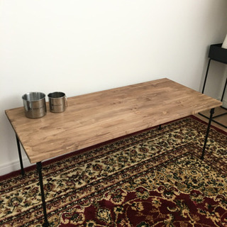 【ネット決済・配送可】オリジナルテーブル　カフェテーブル　バーベキュー