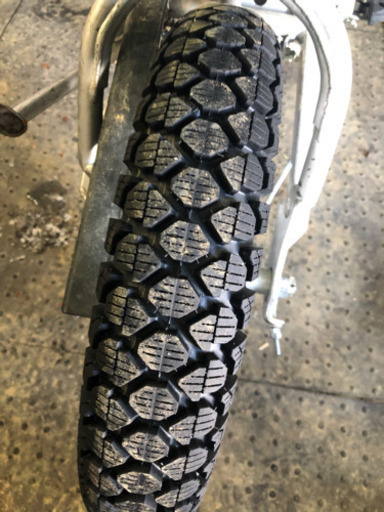 KLX110 雪中仕様 大人仕様 絶好調