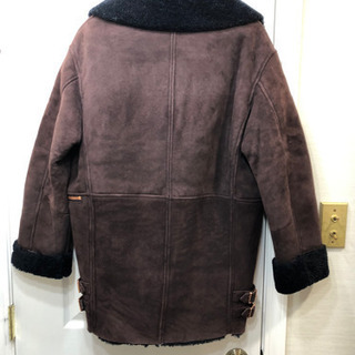 diesel ディーゼル リアルムートンコート 新品 定価25万 レディースL